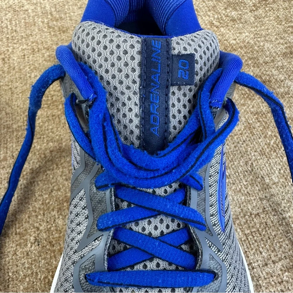 Brooks Adrenaline GTS 20 Blue/Grey Running/Athletic Sneakers M-8 W-9.5